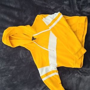 Yellow Forever 21 hoodie, size small